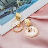 New Fashion Round Dangle  Earrings For Women