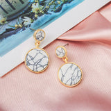 New Fashion Round Dangle  Earrings For Women