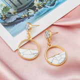 New Fashion Round Dangle  Earrings For Women