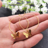 Butterfly Dangle Earrings, Women's Jewelry