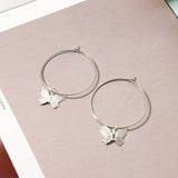 Butterfly Dangle Earrings, Women's Jewelry