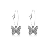 Butterfly Dangle Earrings, Women's Jewelry
