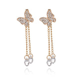 Butterfly Dangle Earrings, Women's Jewelry