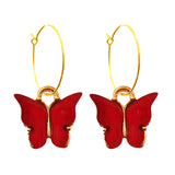 Butterfly Dangle Earrings, Women's Jewelry