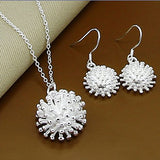 Silver Simple Necklace Earrings Sets, Women's  Jewelry