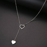 Long Pendant Heart-Shaped Necklaces, Women's Jewelry