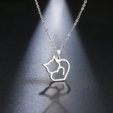 Cat Lover's Pendant Necklace, Women's Jewelry