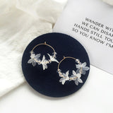 Flower Earrings, Women's Jewelry