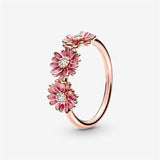 Flower Lucky Rings, Women's Jewelry