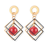 New Fashion Round Dangle  Earrings For Women