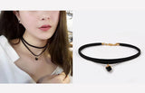 Velvet Strip Chokers Necklace, Women's Jewelry