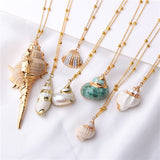 Sea Shell Necklace, Women's Jewelry