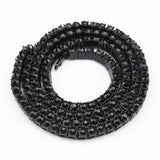 Hip Hop Single Layer Tennis Chain Necklace, Men's  Jewelry