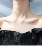 Tiny Simple Choker Necklace, Women's  Jewelry