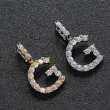 Tennis Letter Necklaces, Men's  Jewelry