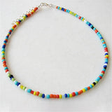 Bohemian Handmade Rainbow Necklace, Women's Jewelry