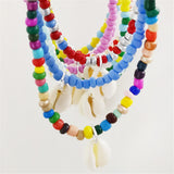 Bohemian Handmade Rainbow Necklace, Women's Jewelry