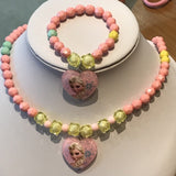 Cute Belle Elsa Princess Necklace, Kids Fashion