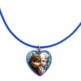 Cute Belle Elsa Princess Necklace, Kids Fashion