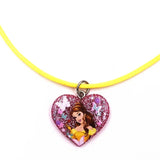 Cute Belle Elsa Princess Necklace, Kids Fashion