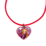 Cute Belle Elsa Princess Necklace, Kids Fashion