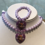 Cute Belle Elsa Princess Necklace, Kids Fashion