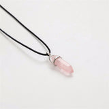 Natural Crystal Pendants Necklace, Women's Jewelry