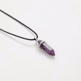 Natural Crystal Pendants Necklace, Women's Jewelry