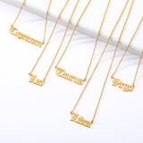 Old English Font Necklaces For Women 's Jewelry