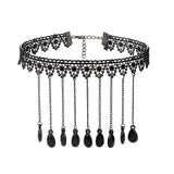 Gothic Tattoo Choker Necklace, Women's Jewelry