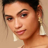 Round Shiny Earrings, Women's Jewelry