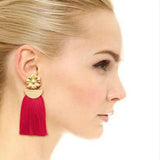 Round Shiny Earrings, Women's Jewelry