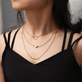 Bohemian Multi Layered Necklace, Women's Jewelry