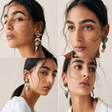 Vintage Boho Necklace/Earrings, Women's Jewelry