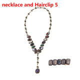 Vintage Boho Necklace/Earrings, Women's Jewelry