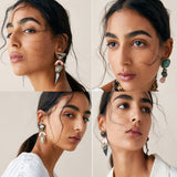 Vintage Boho Necklace/Earrings, Women's Jewelry