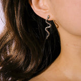 Unique Long Snake Earrings, Women's Jewelry