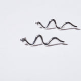 Unique Long Snake Earrings, Women's Jewelry
