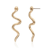 Unique Long Snake Earrings, Women's Jewelry
