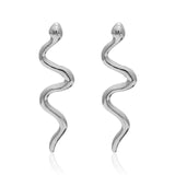 Unique Long Snake Earrings, Women's Jewelry