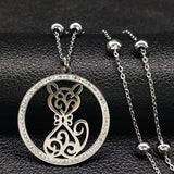 Cat Pendant Necklaces, Women's Jewelry