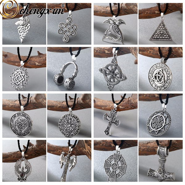 Symbol Viking Necklace , Men's Jewelry